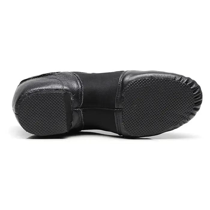 Chaussures de danse Jazz USHINE cuir véritable - Semelle antidérapante adultes enfants femmes filles