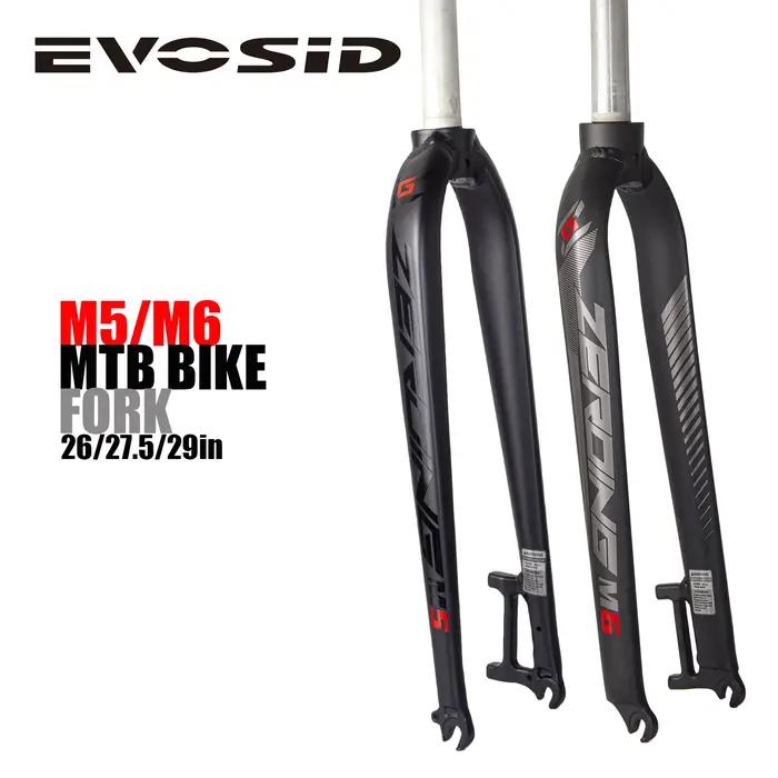 EVOSID-Fourche de VTT M5 M6 en Alliage d'Aluminium, Convient pour Vélo de Route, V-Brake, 26/27.5/29