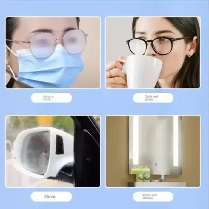 Lingettes pour lunettes, 100 pièces, chiffon de nettoyage pour écran Anti-buée, accessoires, tampon