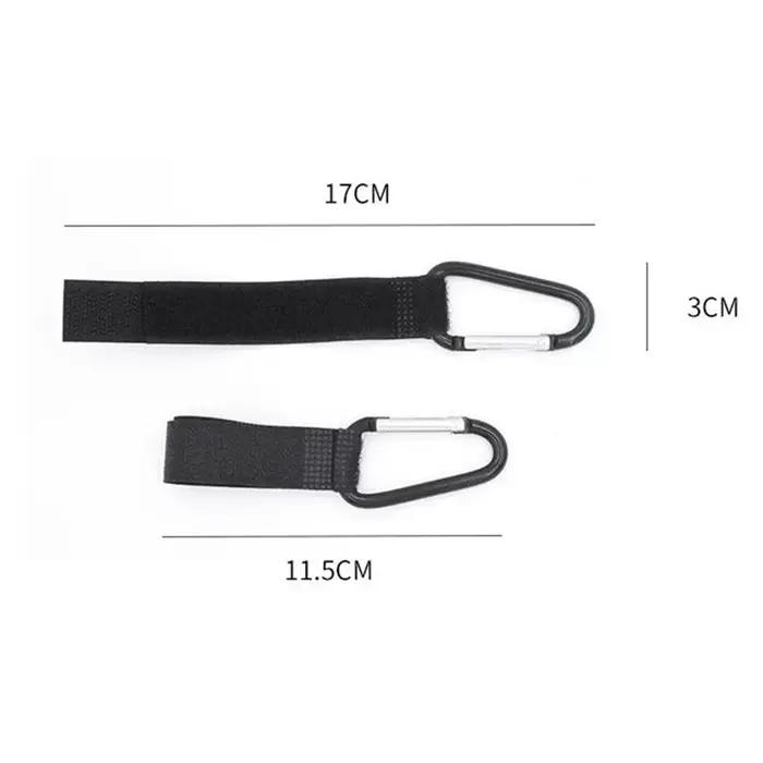 5/2 pièces bébé poussette crochet clip en alliage d'aluminium mousqueton chariot organisateur sac à
