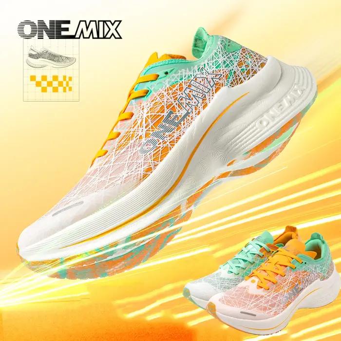 ONEMIX – chaussures de course à plaque de carbone pour hommes et femmes, baskets de sport ultra-légè