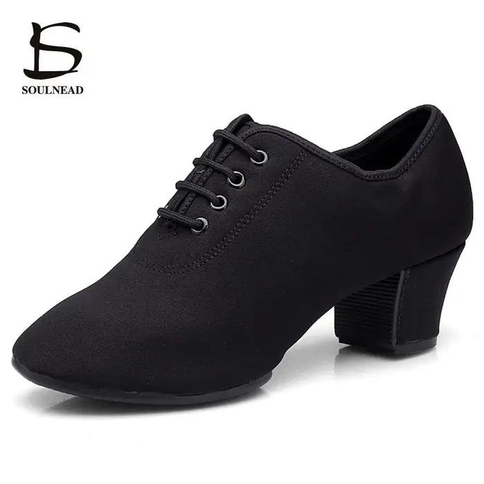 Chaussures de danse à talons hauts pour femmes, Jazz, Salle de Rhlatine, Salsa, Entraînement pour da