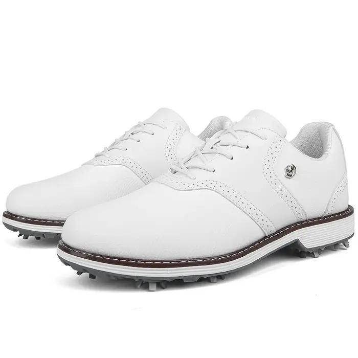Chaussures de golf à pointes professionnelles pour hommes, baskets de golf de luxe, chaussures de ma