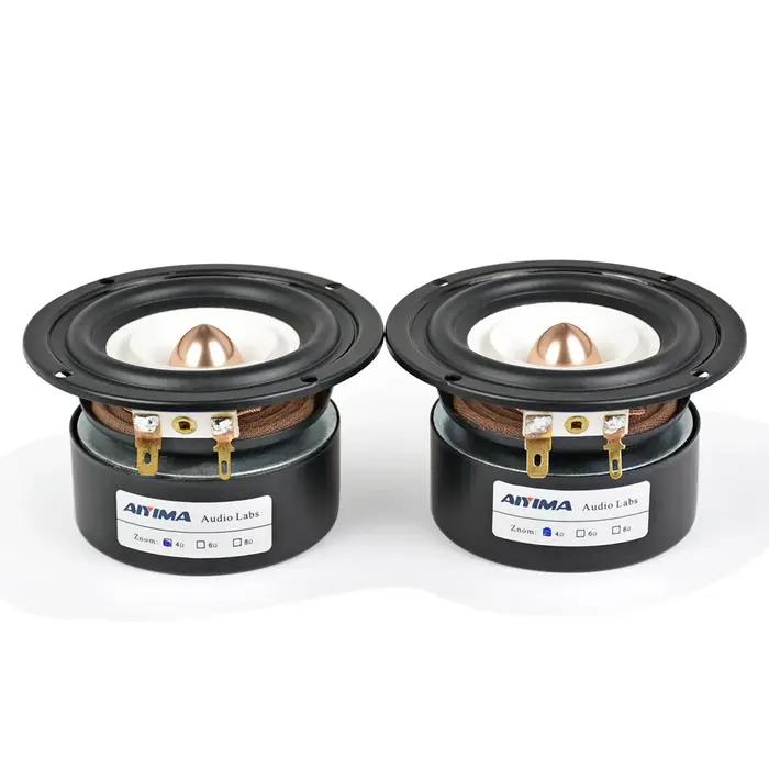 AIYIMA 2 pièces, haut-parleurs pleine gamme de 3 pouces, 4 8 ohms, 15 W, haut-parleur de basse et de