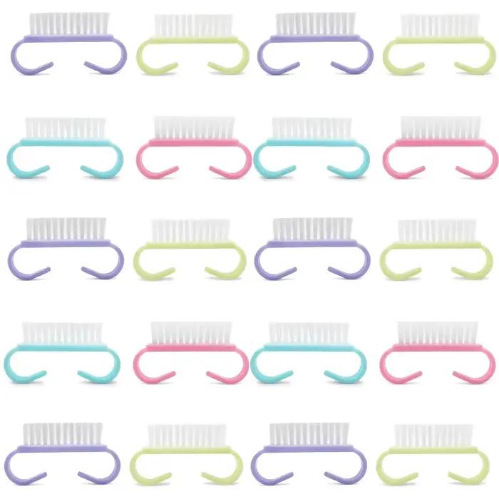 10/20/50/100 pièces poignée Grip Brosse À Ongles GIslande Livres Brosses
