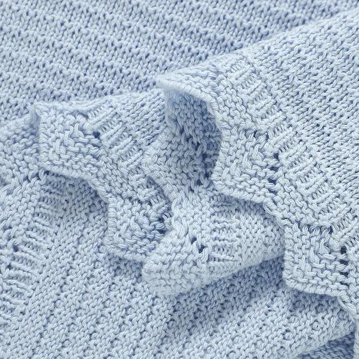 Couvertures pour bébé Super douces pour nouveau-né, garçon et fille, en coton, pour poussette, couff