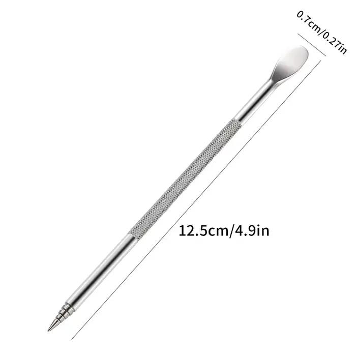 Stylo sculpté à Double extrémité pour Nail Art, 12.5cm, mélange multifonction de vernis Gel, stylo c
