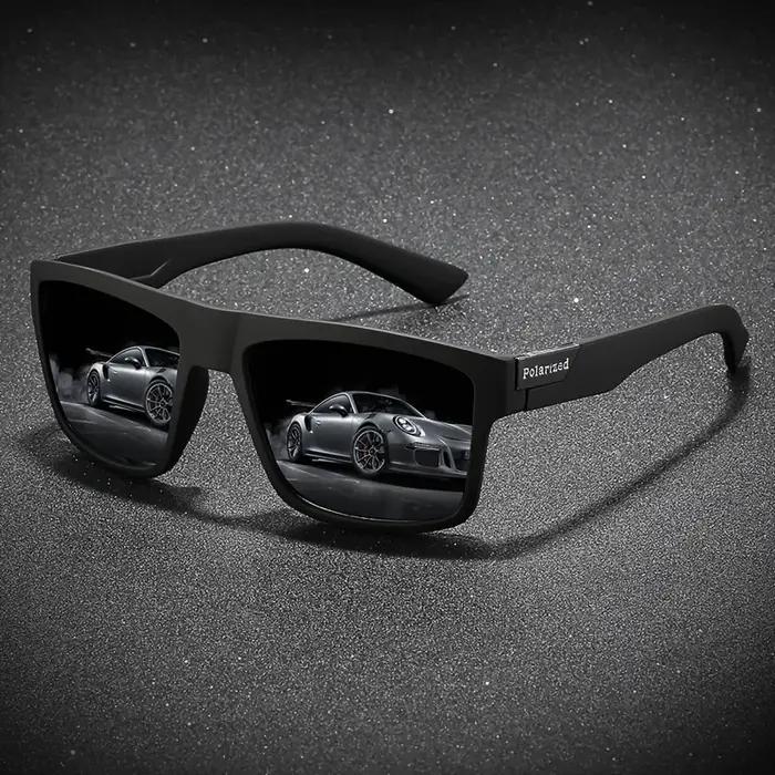 Lunettes de soleil polarisées carrées Vintage pour hommes et femmes, pour la conduite, la pêche, mar