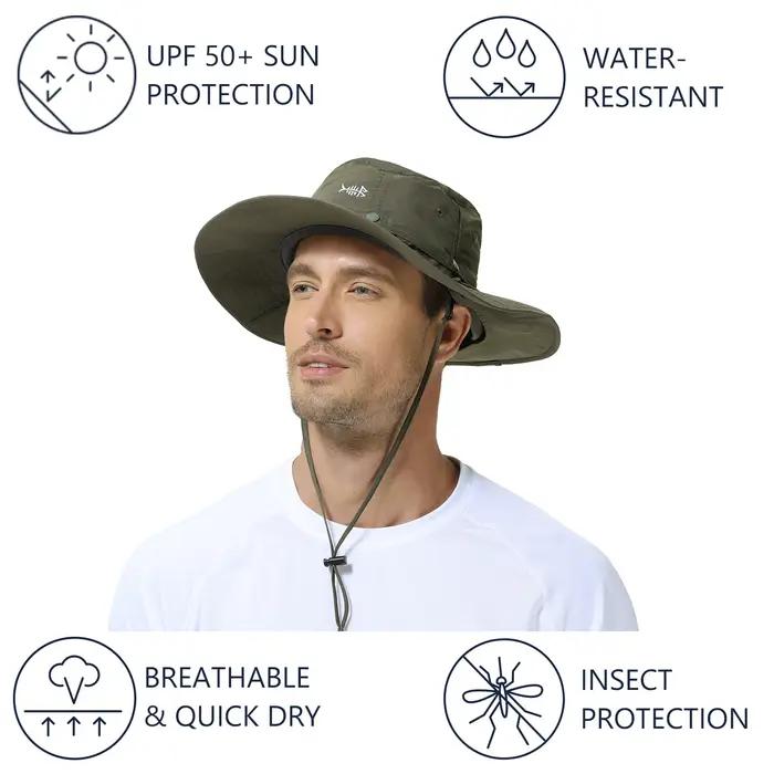 BASSDspatule-Chapeau Anti-Moustiques avec Filet Caché pour Homme et Femme, Rabat de Cou, Pêche en Pl