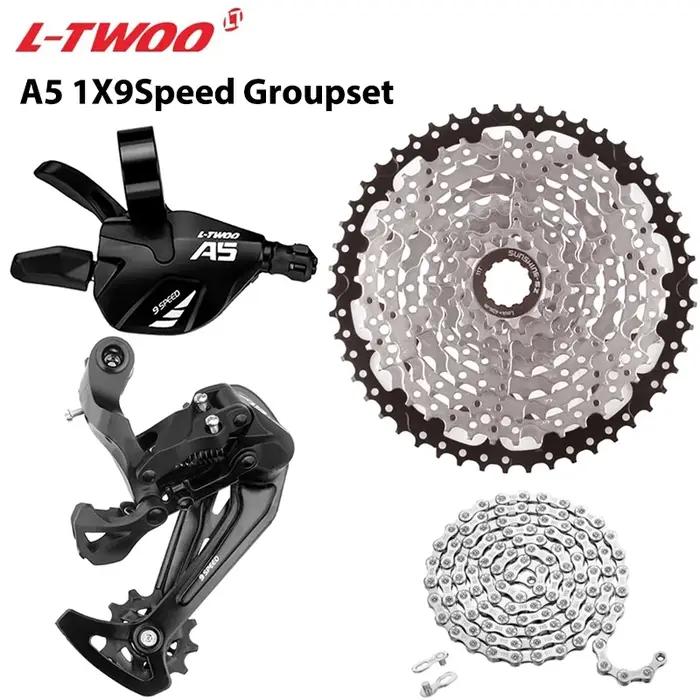 Groupe transmission LTWOO A5 1x9 vitesses - Dérailleur cassette 36T-50T pour VTT tout terrain