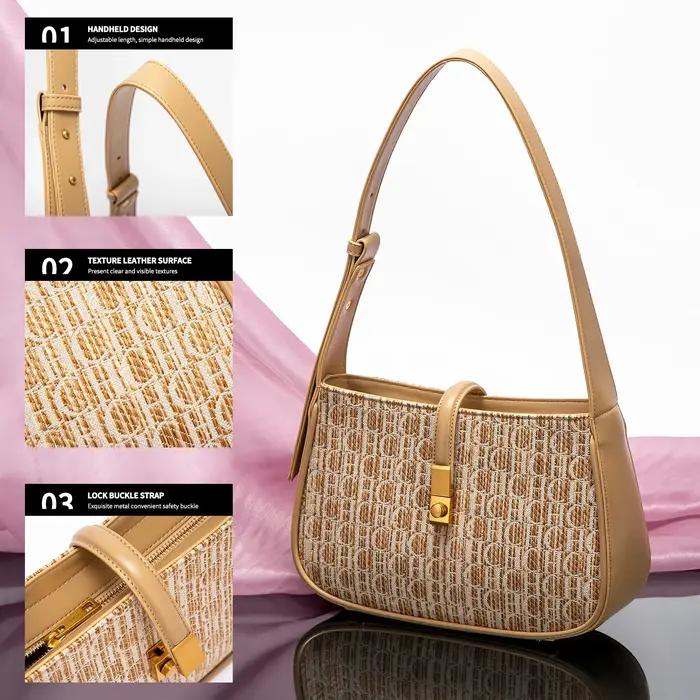 Sac à main de fête classique intemporel pour femmes, pour plusieurs Occasions, sac à main monogramme