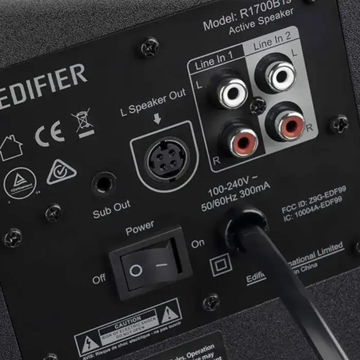 Système d'enceintes bibliothèque actives 2.0 Edifier R1700BTs, Bluetooth 5.0 aptX HD, enceintes HiFi