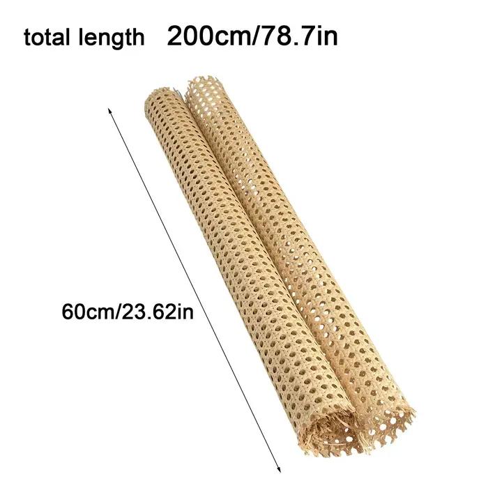 WINCEF-Sangle en rotin confortable pour chaises et autres meubles anciens, 1-2m, aspect naturel, rou
