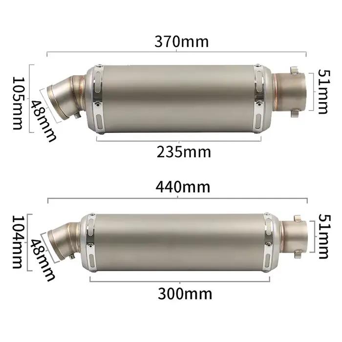 Système d'échappement Slip-On pour moto Yamaha Tenere 700 XTZ700 XTZ-700 2019-2025 avec tuyau de lia