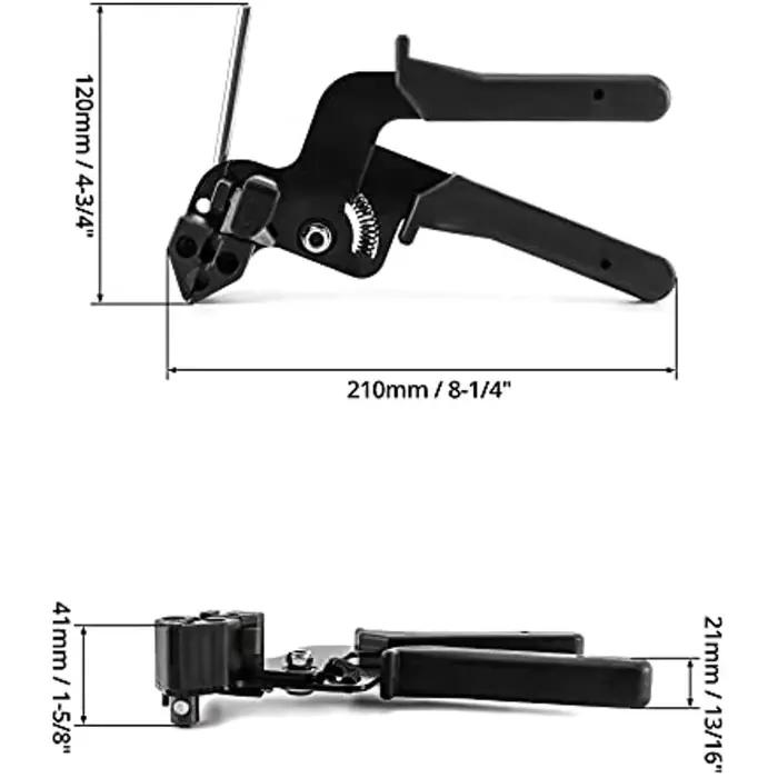 Pince à sertir en acier inoxydable, outil d'assemblage de câble, coupe-tendeur