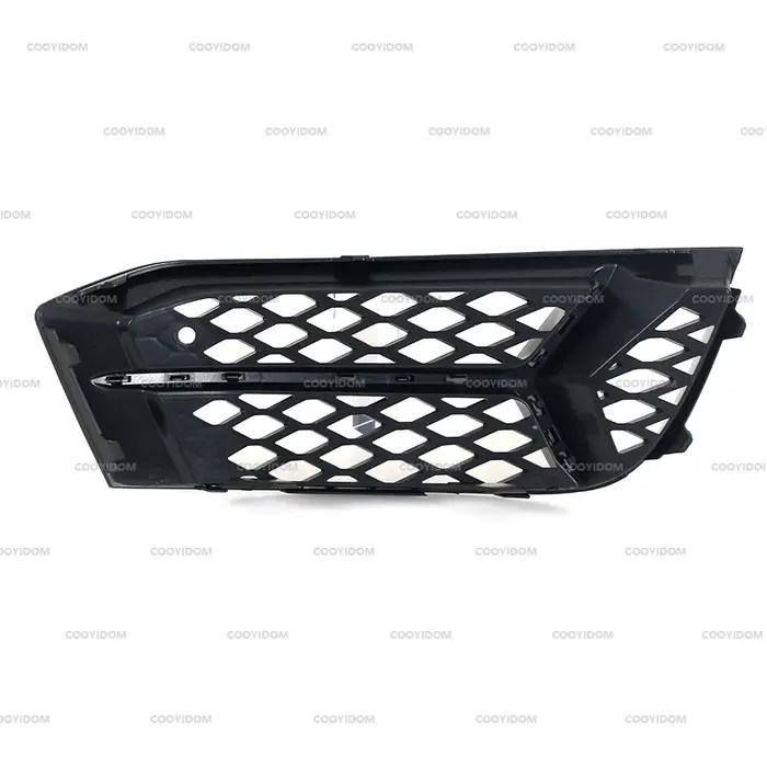 Cadre de phare antibrouillard en nid d'abeille, grille creuse sous le filet, noir brillant, accessoi