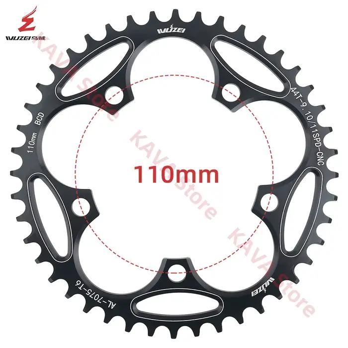 WUZEI 110 130 BCD plateau 36T 38T 40T 42T 46T 50T couronne de vélo de route étoile étroite large 5 b