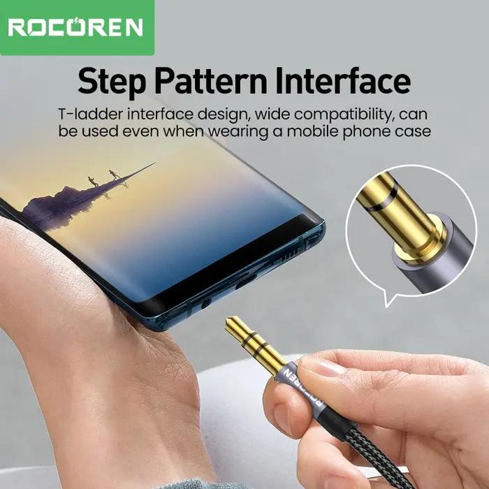 Rocoren-Câble audio mâle à mâle, jack 3.5mm, jack 3.5mm, audio m x, câble pour téléphone, sauna, tél