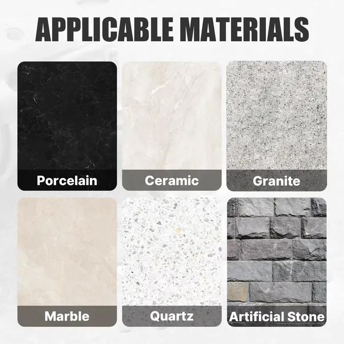 Versery-Scie cloche diamantée, noyau de frittage M14, forets pour marbre, granit, brique, carrelage,