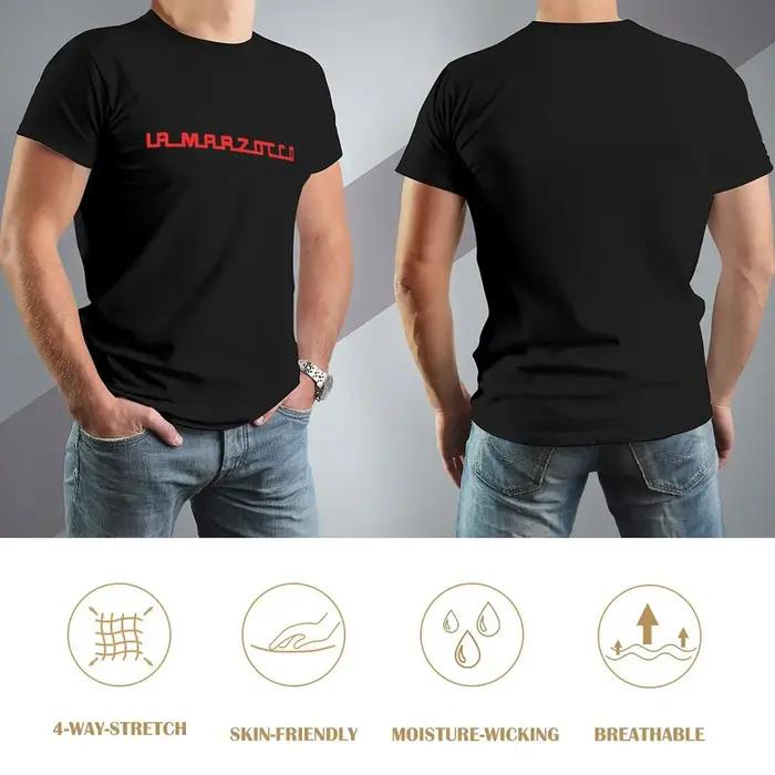 T-shirt de machine à café de marque LA MARZOCCO pour hommes, t-shirt anime, vêtements vintage à séch