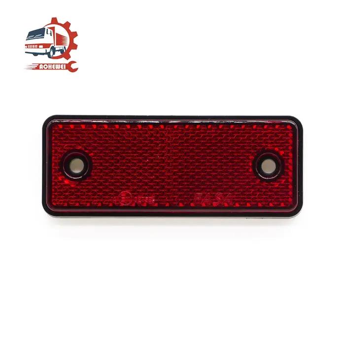 AOHEWEI vis réflectrice latérale bandes réfléchissantes rouges fixes pour vélo bateau moto remorque