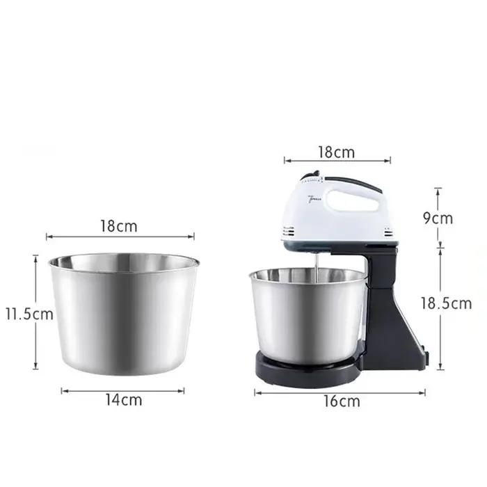 Mélangeur électrique sur socle 110V/220V, mélangeur alimentaire de cuisine, fouet à œufs de bureau,