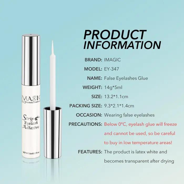 IMAGIC – colle pour extensions de faux-cils, 5ml, imperméable, séchage rapide, longue durée, forte,