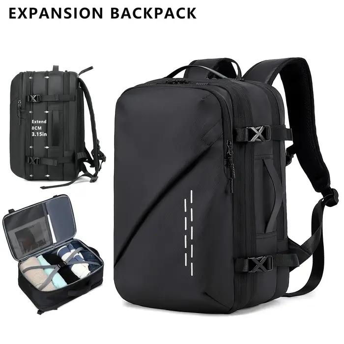 Nouveau sac à dos d'expansion de grande capacité à compression sous vide, sac à dos de voyage, sac d