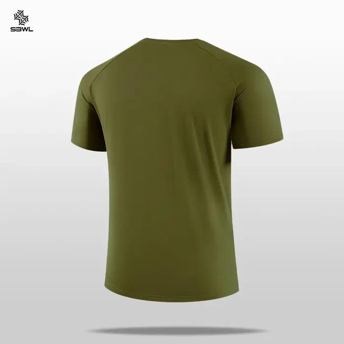 SBWL T-shirts de sport de haute qualité pour hommes et femmes, chemises à manches courtes à séchage