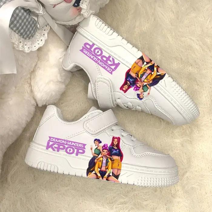 Chaussures décontractées KPOP pour enfants 2026 – Nouvelle collection de baskets blanches tendance p