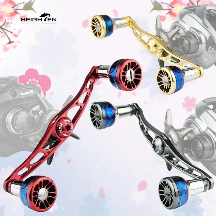HEIGHTEN Baitcaster double poignée Distance d'essieu de 115mm avec bouton dégradé de 24.5mm accessoi