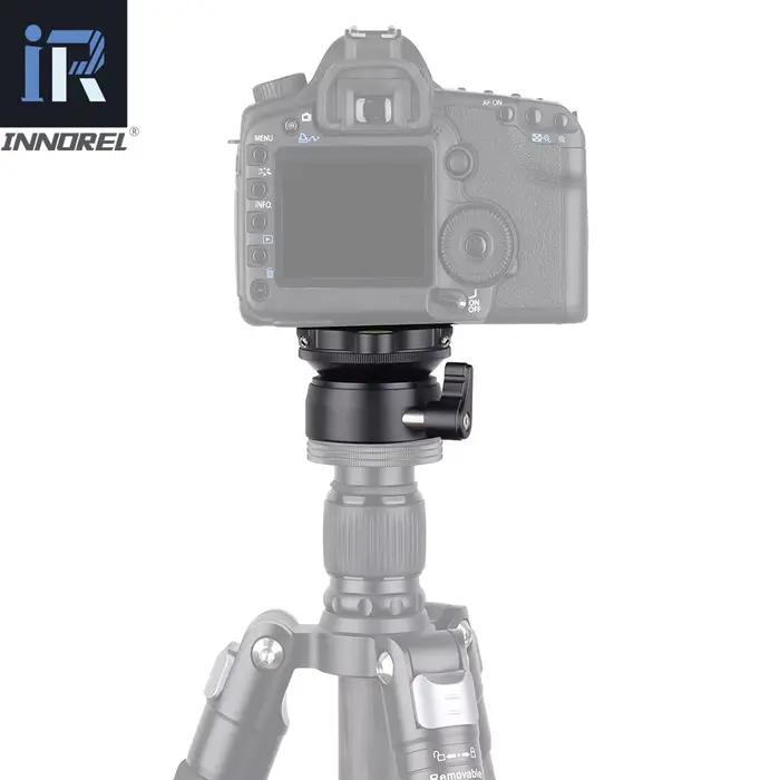 INNOREL Tête de trépied LB-60 Base de décrochage Niveau Plate-forme de réglage horizontal pour la ph