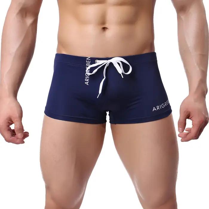 Maillot bain homme sexy short surf - Costume sport pochette maille - Nouveau modèle plage