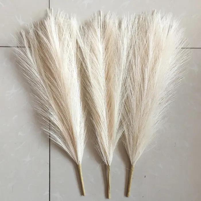 Simulation d'herbe de Pampa 45cm, décoration de mariage, accessoires de chambre à coucher, Guide de