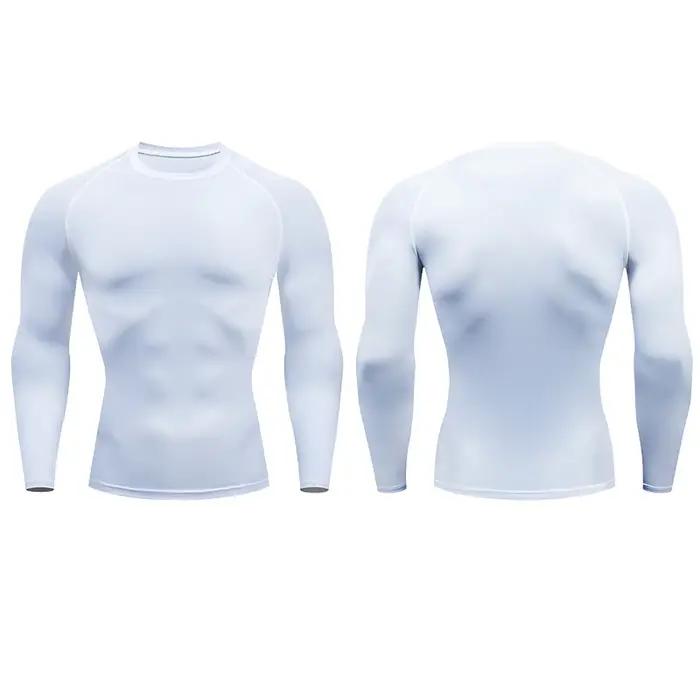 T-shirt sport manches longues homme Rashgard - Vêtement fitness coupe sèche pour running et entraînement