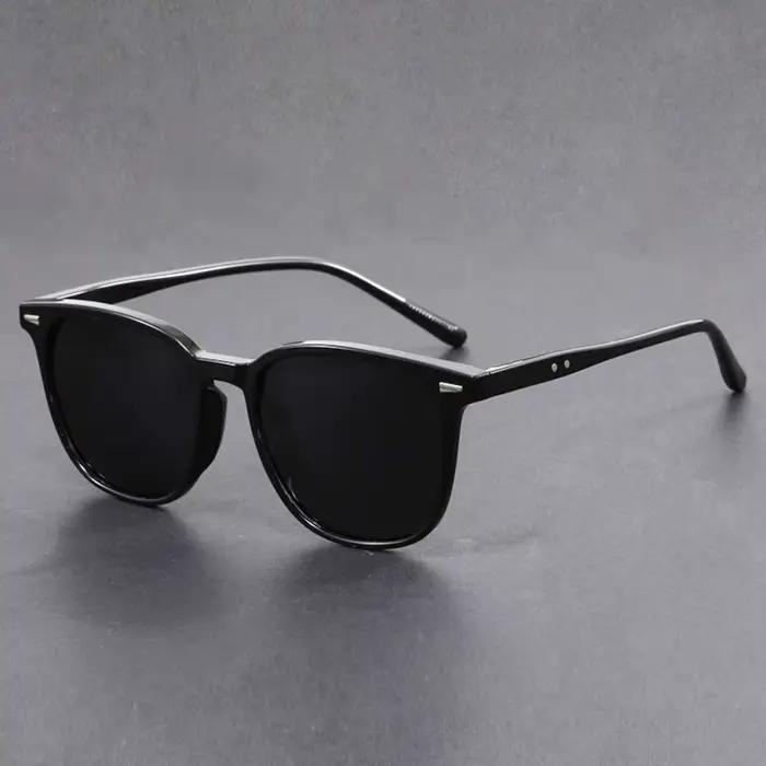 Lunettes de soleil carrées vintage pour femmes et hommes, lunettes de soleil rectangulaires, lunette