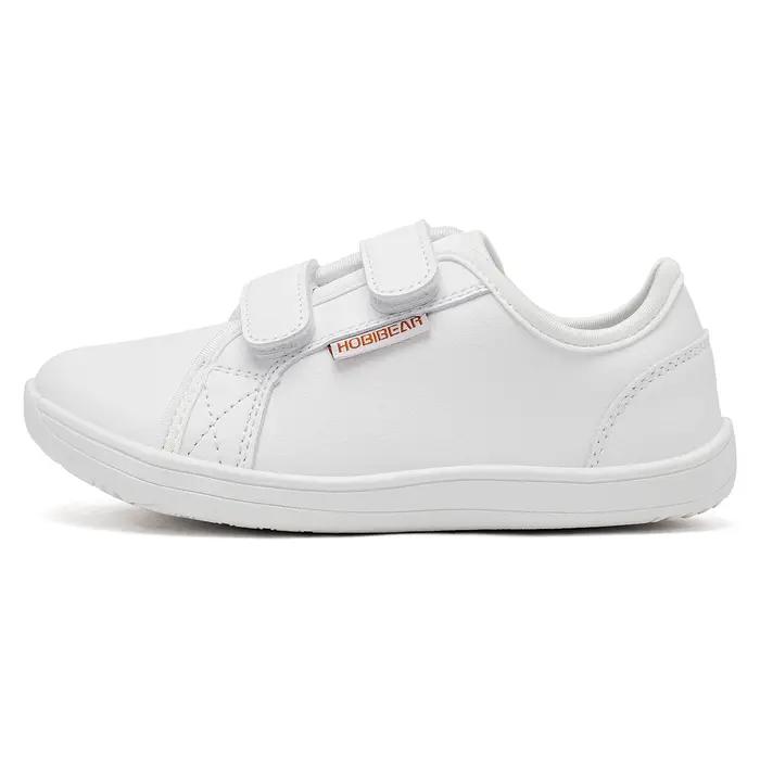 HOBIBEAR Baskets pieds nus minimalistes pour enfants | Boucle à crochet | Chaussures à bout larg