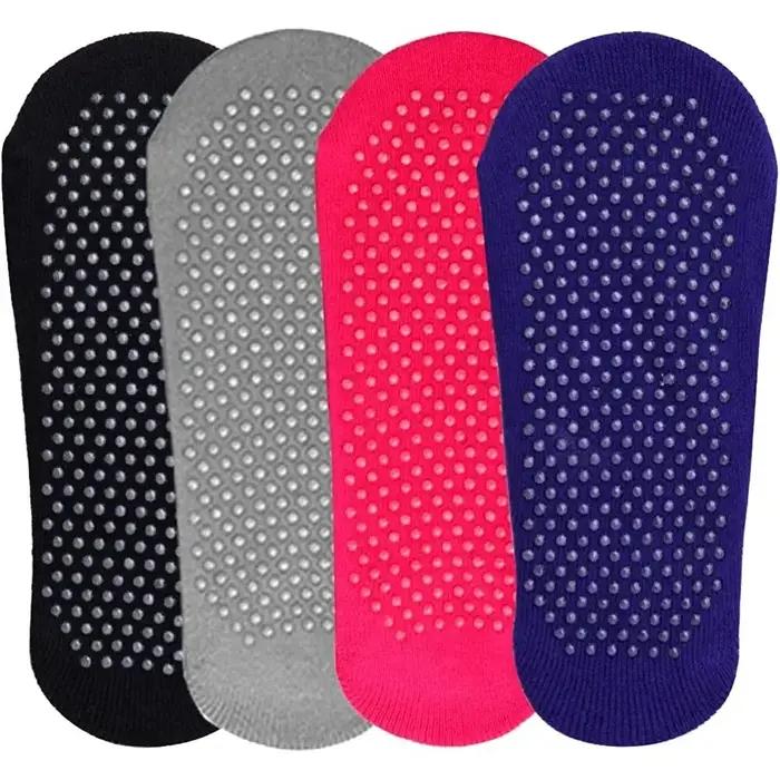 Chaussettes yoga dos nu antidérapantes - Coton femmes sport pilates danse