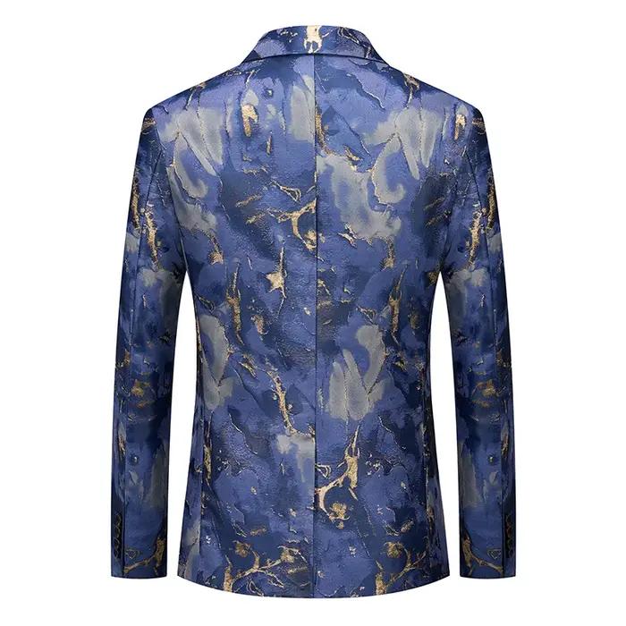 Vestes Jacquard Slim Fit trempées pour hommes, haut de gamme, luxe, haute qualité, scène sociale, sm