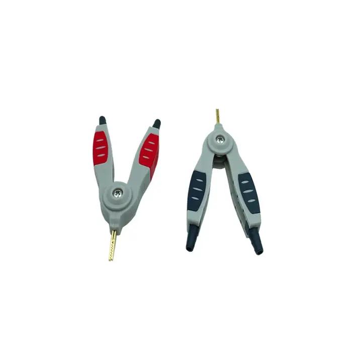 1 paire d'outils de Test Lcr, pince à bec de canard Crocodile Kelvin, placage d'alum, qualité supéri