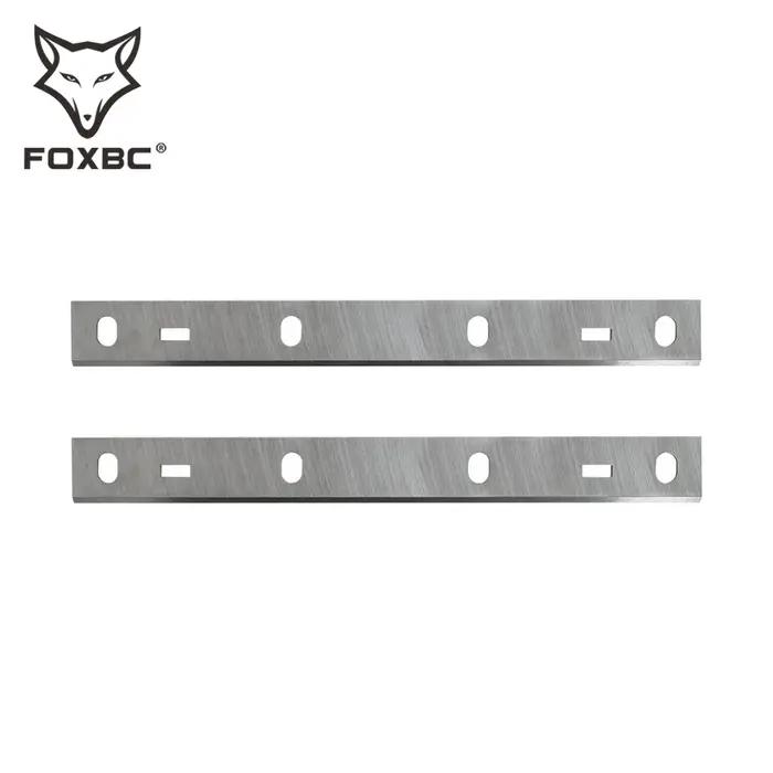 FOXBC – lames de raboteuse, 210x22x1.8mm, HSS, outils de coupe pour rabotteuse de bois, 8 pouces, po