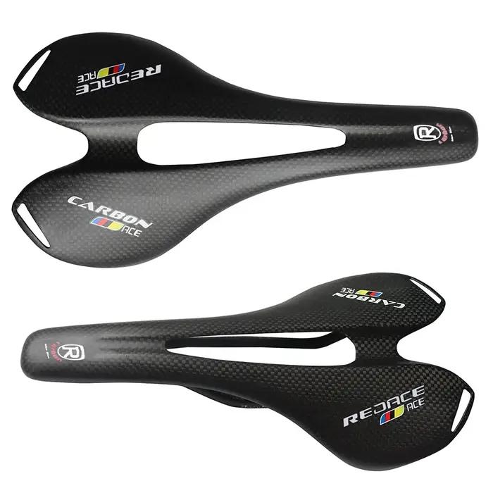 Selle de vélo entièrement en Fiber de carbone 3K, siège de vélo de route et vtt, équipement de Cycle