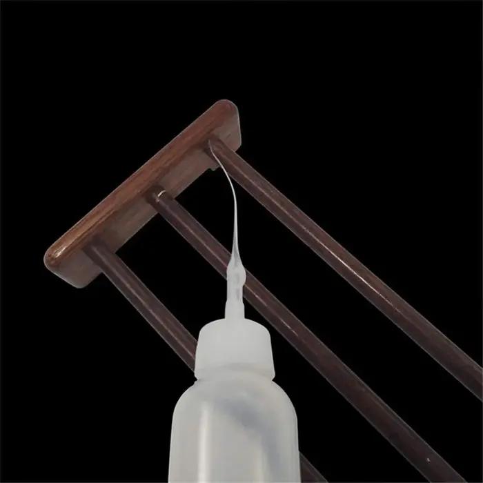 50pcs universel 502 instantané Super colle Tube de chute buse allongé aiguille Tube bouchon de boute