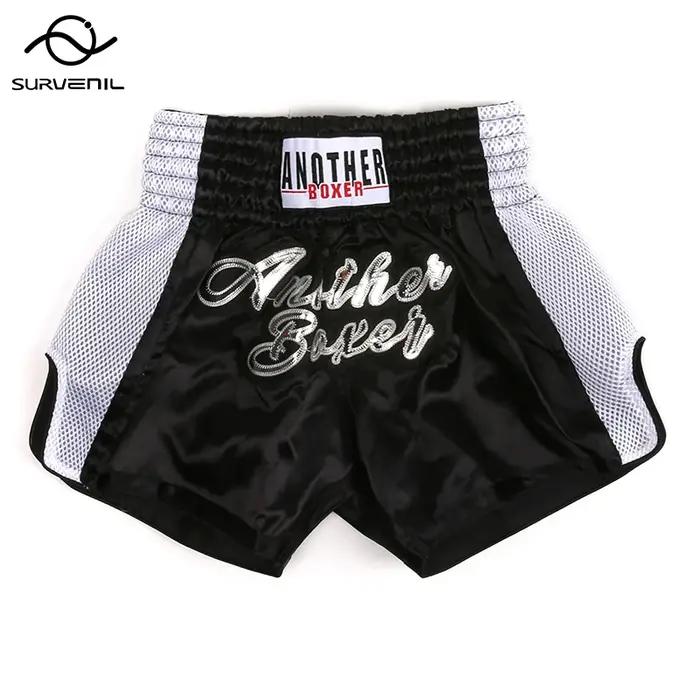 Short de boxe thaïlandaise pour adultes et enfants - Short Muay Thai satin NingMMA
