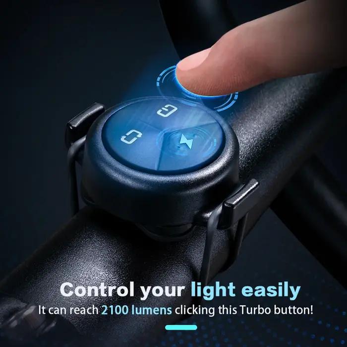 TOWILD DLite 1800LM lumières de vélo mise au point/interrupteur de faisceau d'inondation lumière de