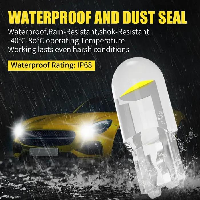 AILEO T10 LED W5W Canbus verre COB 6000k lecture dôme lampe marqueur cale plaque d'immatriculation a