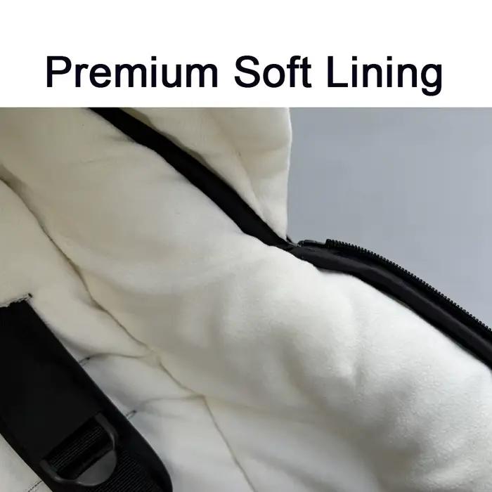 Chancelière chaude pour poussette à doublure douce de qualité supérieure | Accessoires de poussett