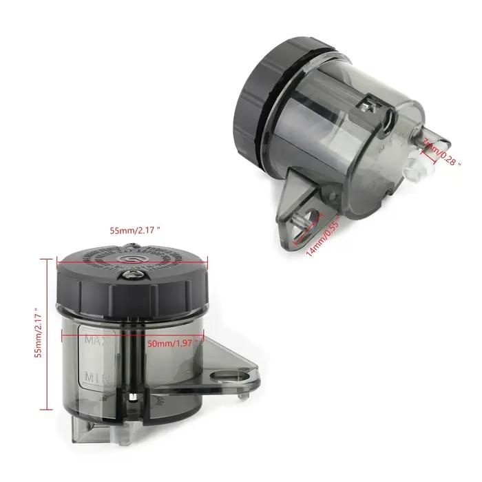 Artudatech 1x moto frein avant embrayage maître-cylindre réservoir de liquide réservoir d'huile tass