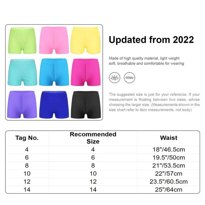 Maillot de bain couleur bonbon pour filles, short de planche élastique à séchage rapide, Protection