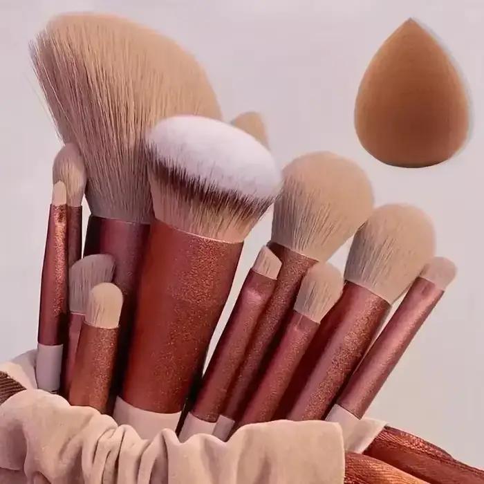 Ensemble de pinceaux de maquillage, doux et moelleux, professionnel, fond de teint cosmétique, poudr